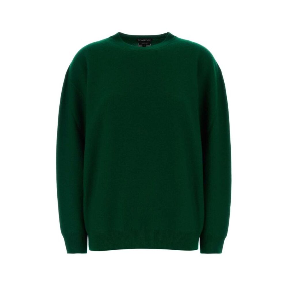 Tom Ford Women Dark Green Cashmere Oversize Sweater